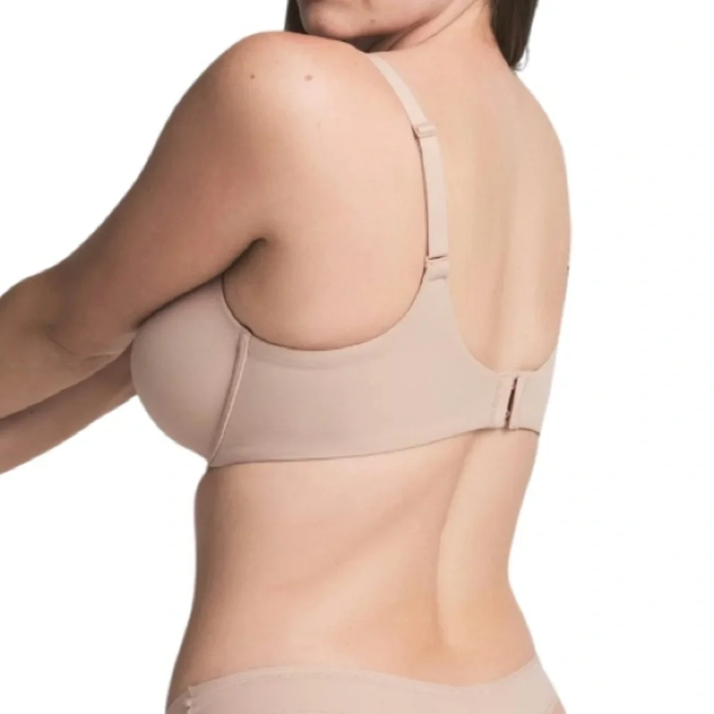 SKIMS Fits Everybody T-Shirt Bra in Mica Light Tan Size 42D NEW With Tags - Picture 2 of 8